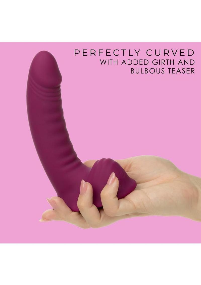 G-Ride Road Trip Rechargeable Silicone Dual Motor Vibrating Dildo with Suction Cup