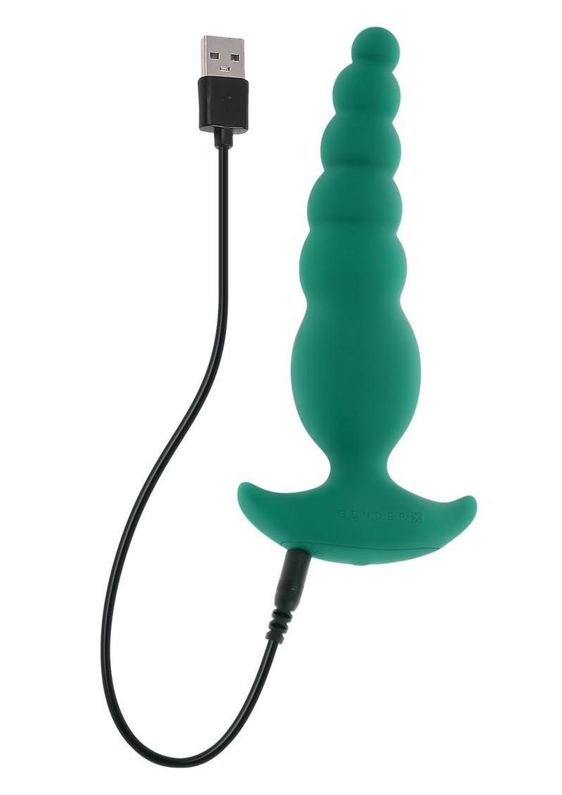 Gender X The Rattler Rechargeable Silicone Twirling Prostate Vibrator