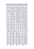 Glitterati Disco Penis Curtains (2 Each 6ft. Panels - Black/Silver