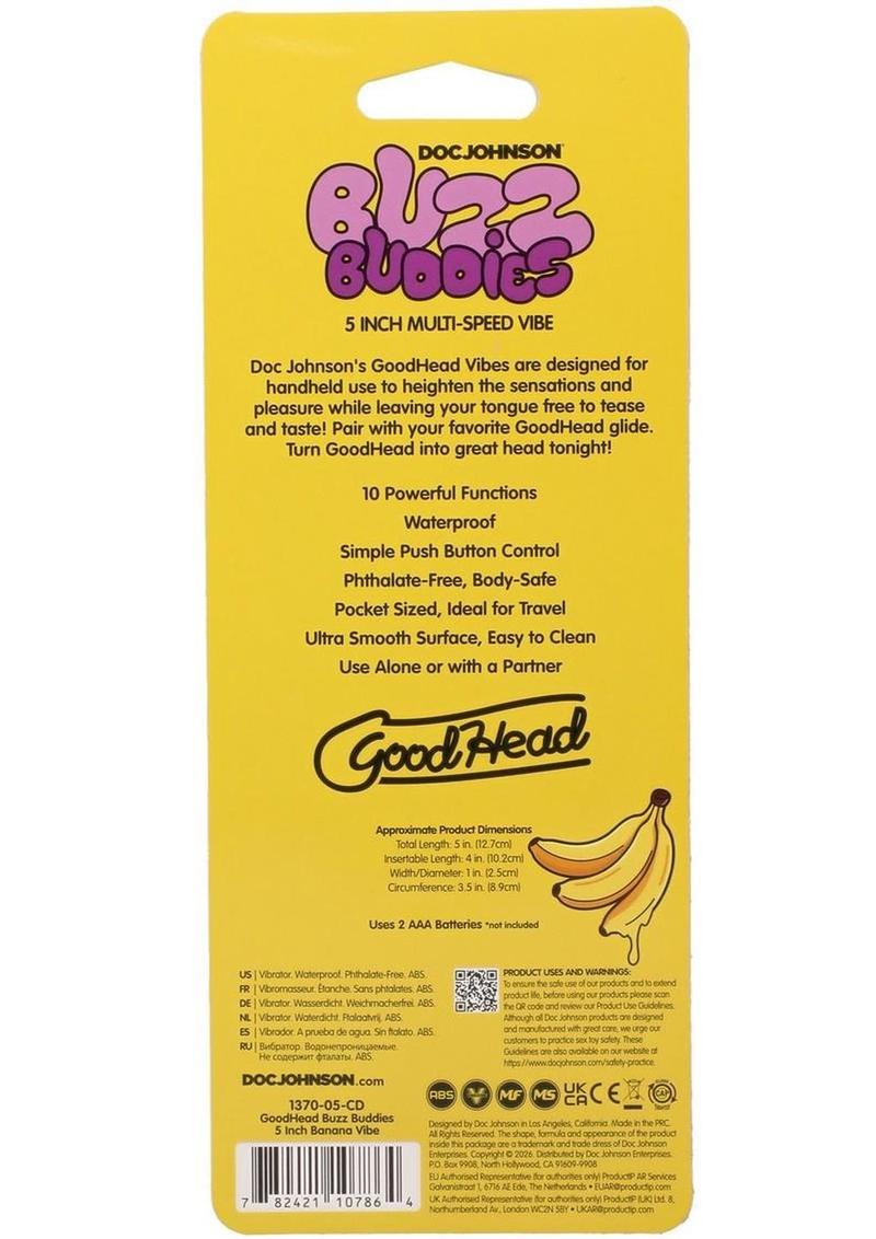 Goodhead Buzz Buddies Banana 5in Vibe
