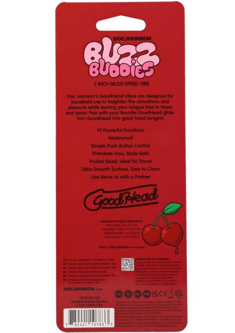 Goodhead Buzz Buddies Cherries 5in Vibe