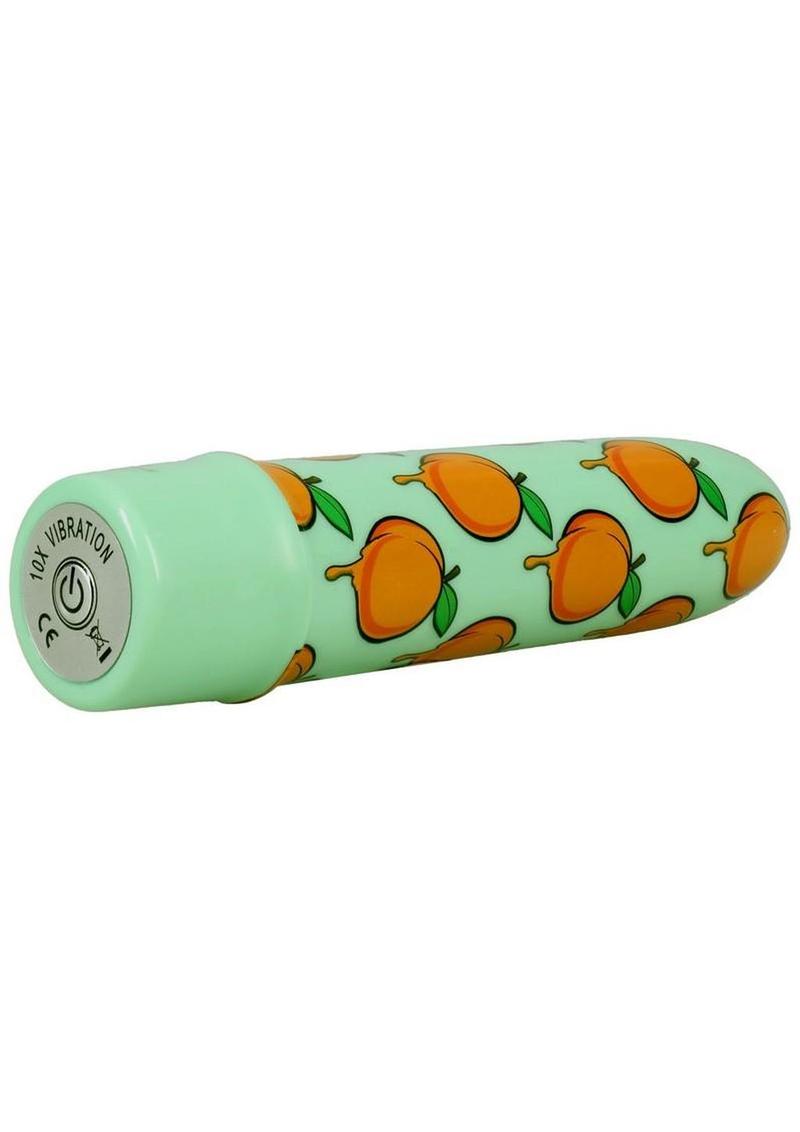 Goodhead Buzz Buddies Peaches 5in Vibe - Green/Orange