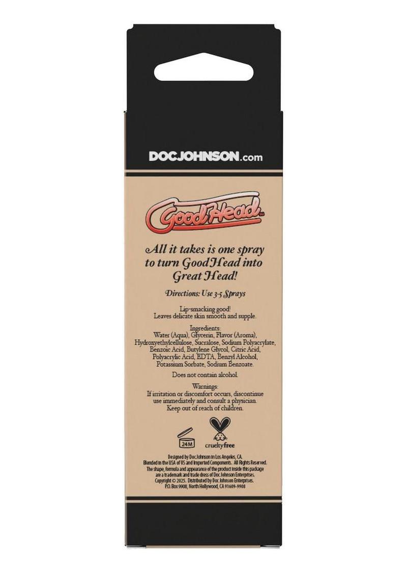 Goodhead Juicy Head Cocktails Dry Mouth Spray Boxed 2oz - Strawberries and Champagne