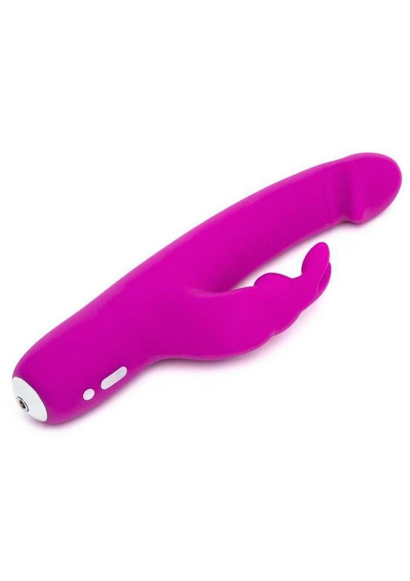 Happy Rabbit Slimline Realistic Silicone Rabbit Vibrator - Purple