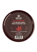 Earthly Body Hemp Seed 3 In 1 Massage Candle - Mistletoe Mischief - 6oz