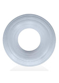 Hunkyjock Roto Grooved Gripper Ribbed Cockring - Clear Steam - Clear