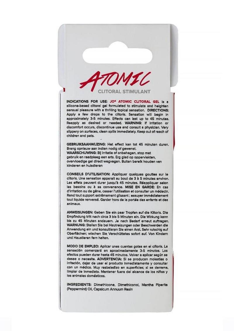 JO Atomic Silicone Clitoral Stimulant Gel - .34oz