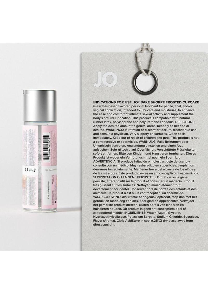JO Bake Shoppe Flavored Lubricant Frosted Cupcake - 2oz