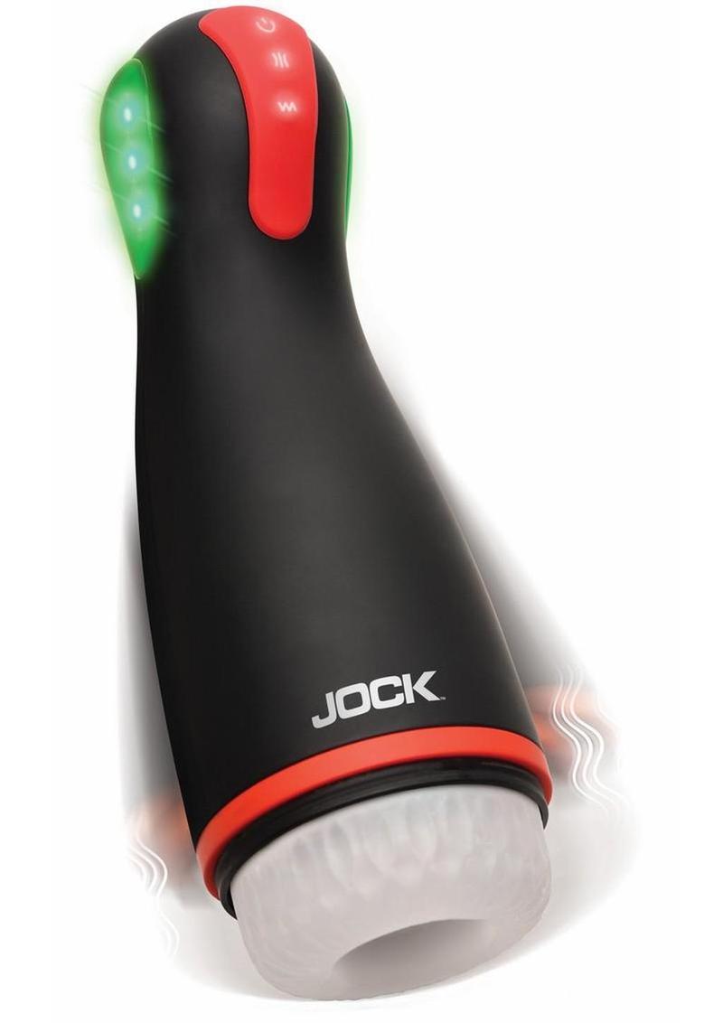 Jock Blaze Vibrating, Sucking and Warming Rechargeable Masturbator