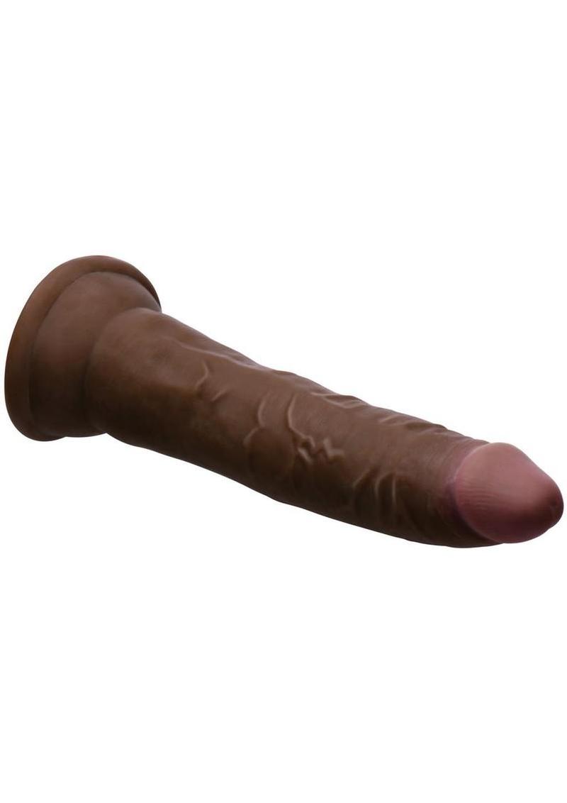 Jock Hard Core Triple Density Dildo - Chocolate - 7in