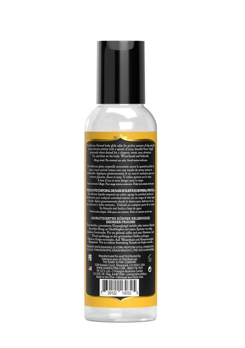 Kama Sutra Divine Nectars Water Based Flavored Body Glide 2oz - Coconut Pineapple