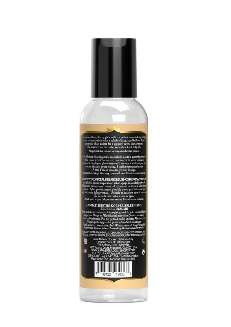 Kama Sutra Divine Nectars Water Based Flavored Body Glide 2oz - Vanilla CrÃ¨me