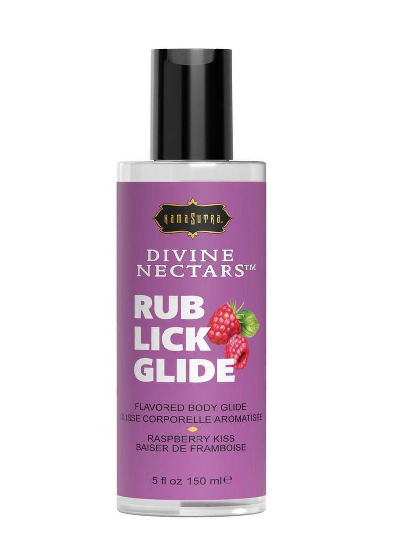 Kama Sutra Divine Nectars Body Glide Raspberry Kiss - 5oz