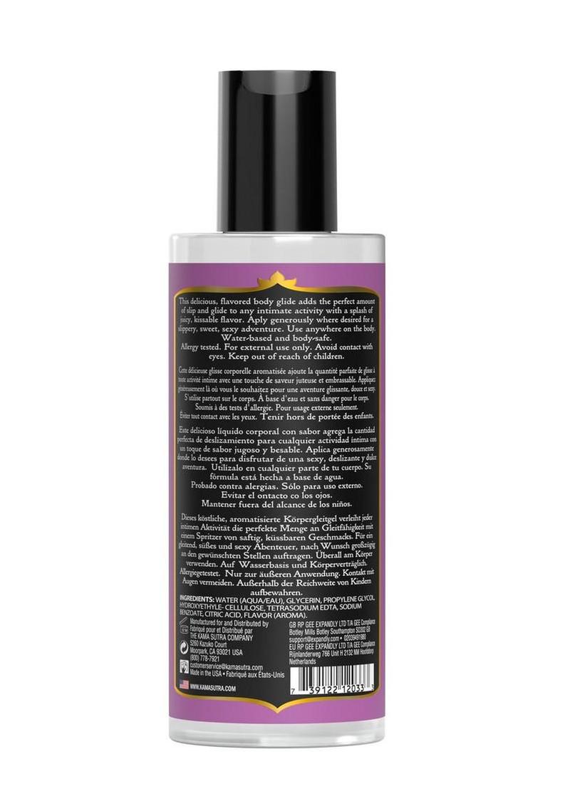 Kama Sutra Divine Nectars Body Glide Raspberry Kiss - 5oz