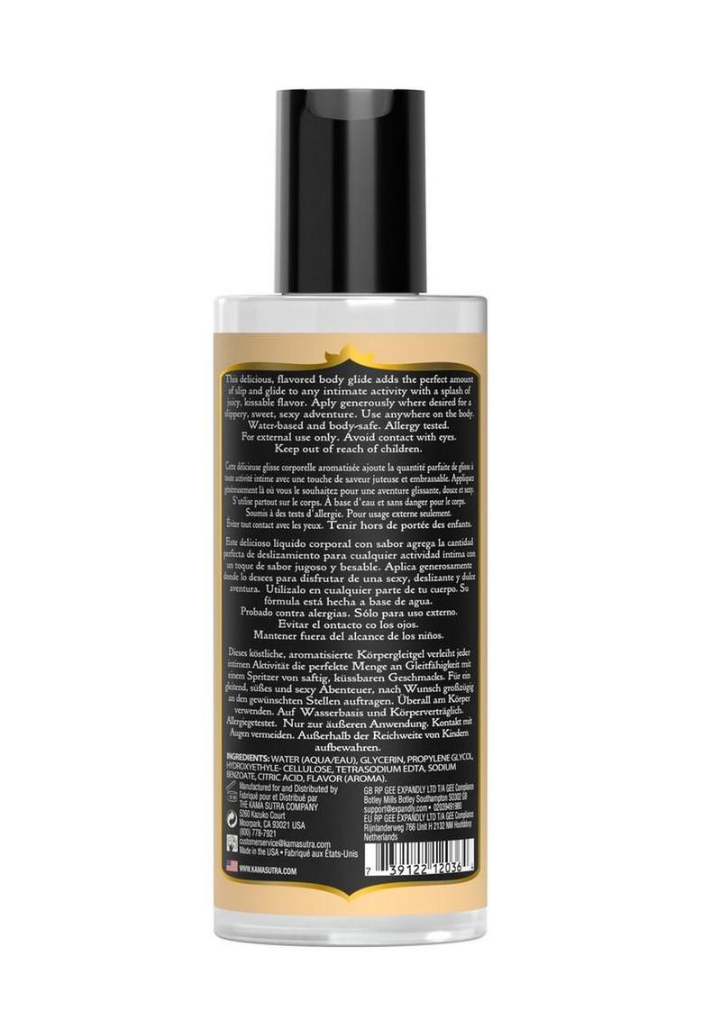 Kama Sutra Divine Nectars Water Based Flavored Body Glide 5oz - Vanilla CrÃ¨me