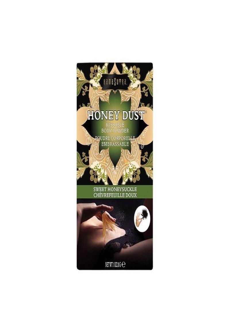 Kama Sutra Honey Dust Kissable Body Powder Sweet Honeysuckle - 1oz