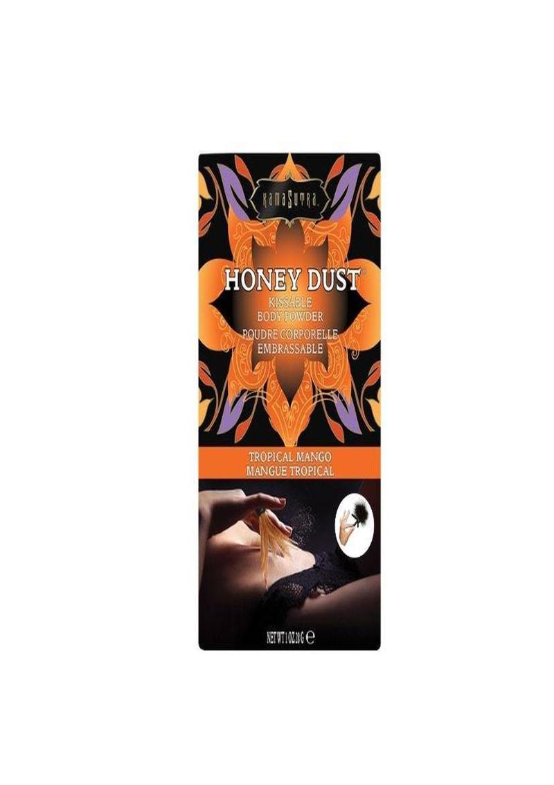 Kama Sutra Honey Dust Kissable Body Powder Tropical Mango - 1oz