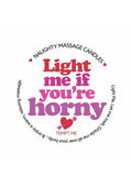 Kama Sutra Valentines Mini Massage Candle 1oz - Light Me If You're Horny