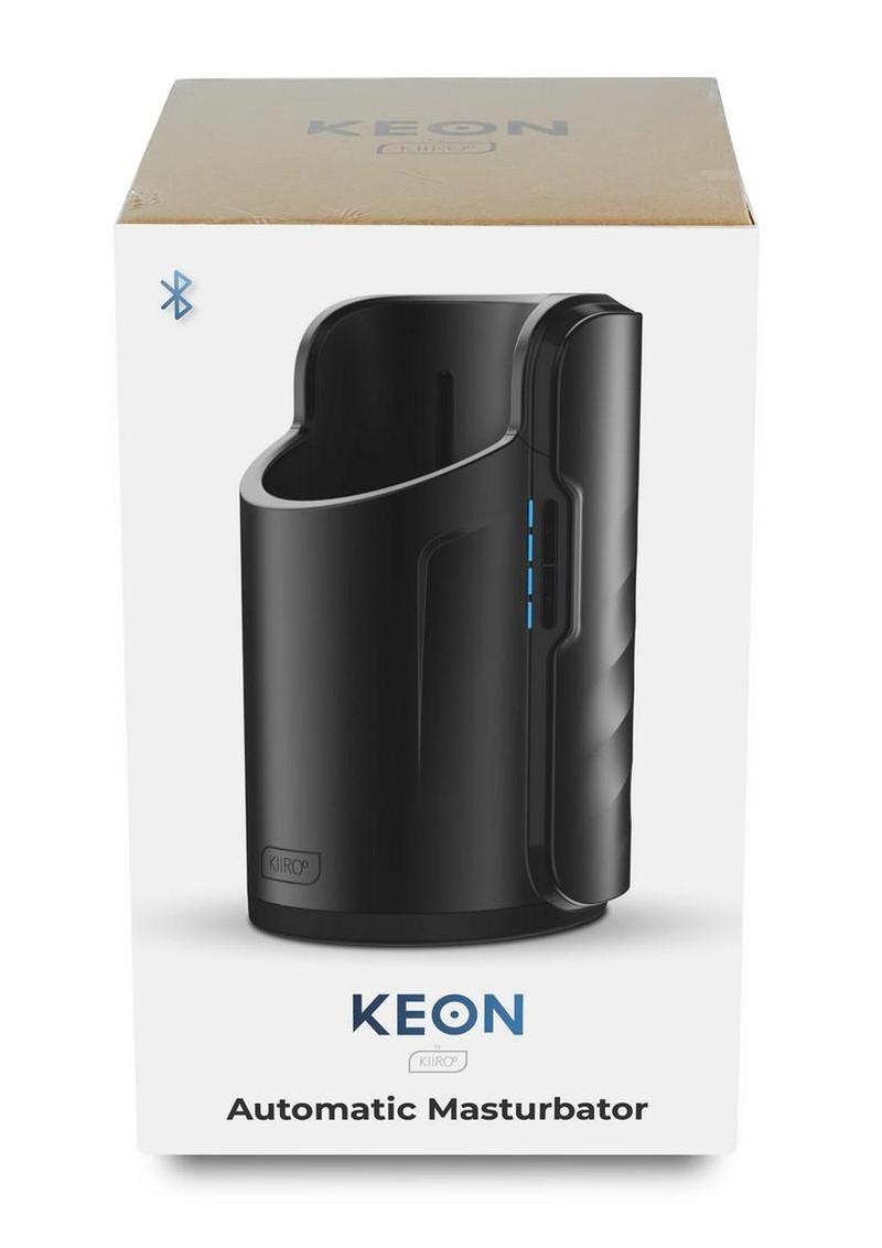 Keon Automatic Rechargeable Masturbator - Stroker Not Included - Black