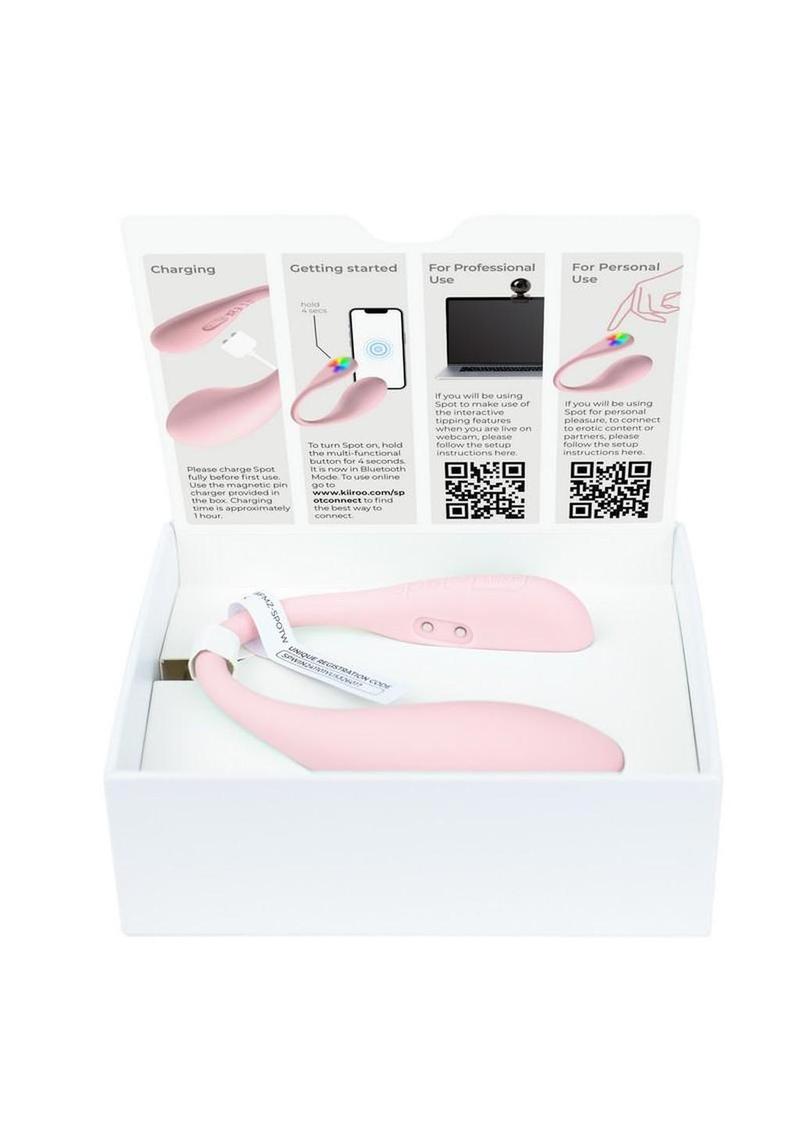 Kiiroo Spot Interactive Rechargeable Silicone Wearable Vibrating Egg
