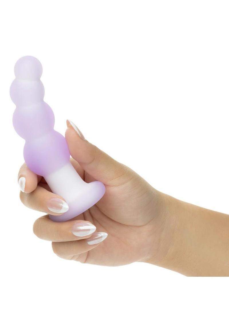 Lavender Haze Beaded Curved Rechargeable Silicone Probe