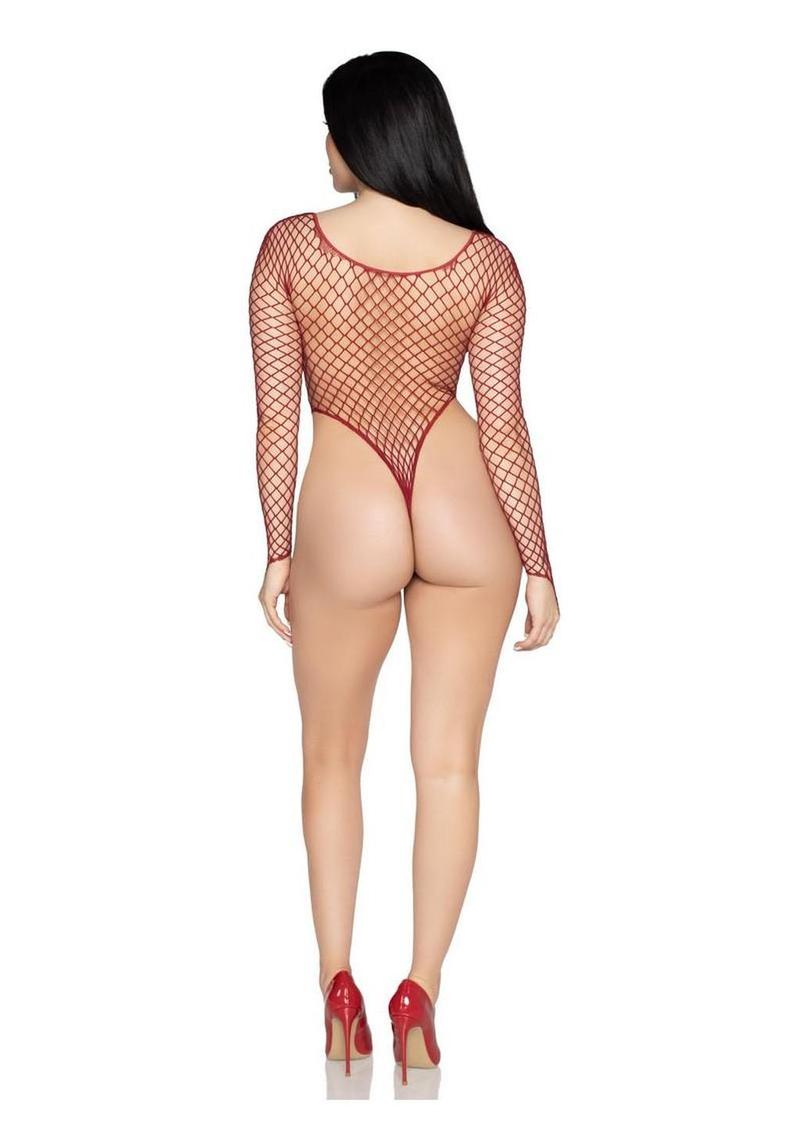 Leg Avenue High-Cut Industrial Net Bodysuit
