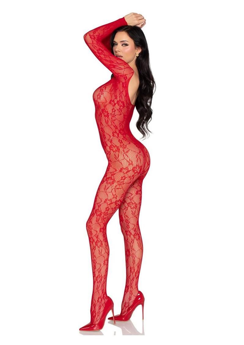 Leg Avenue Lace Lingerie Jumpsuit - Os