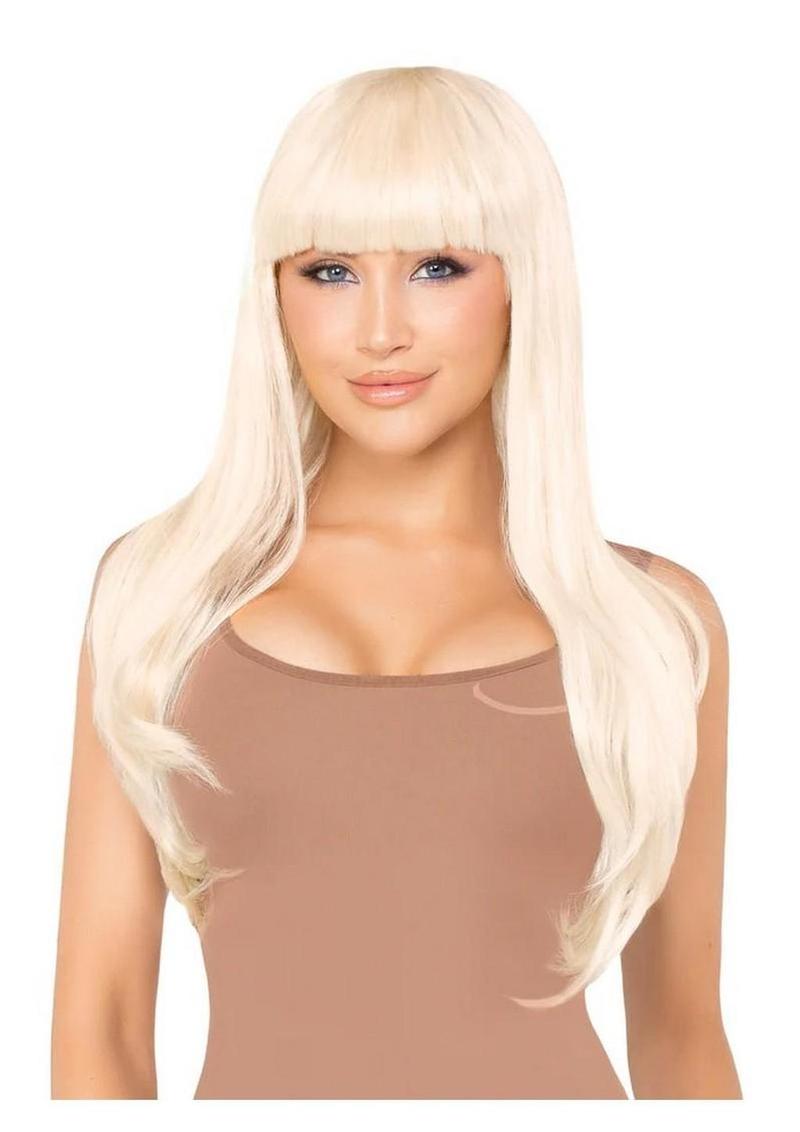 Leg Avenue Long Straight Bang Wig - Blonde - 25in