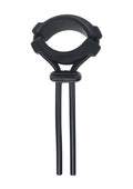 Levelz Detachable Wide Adjustable Silicone Lasso Cock Ring - Black - 5mm