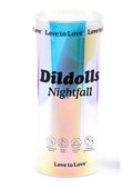 Dildolls Nightfall Silicone Dildo - Gold/Teal