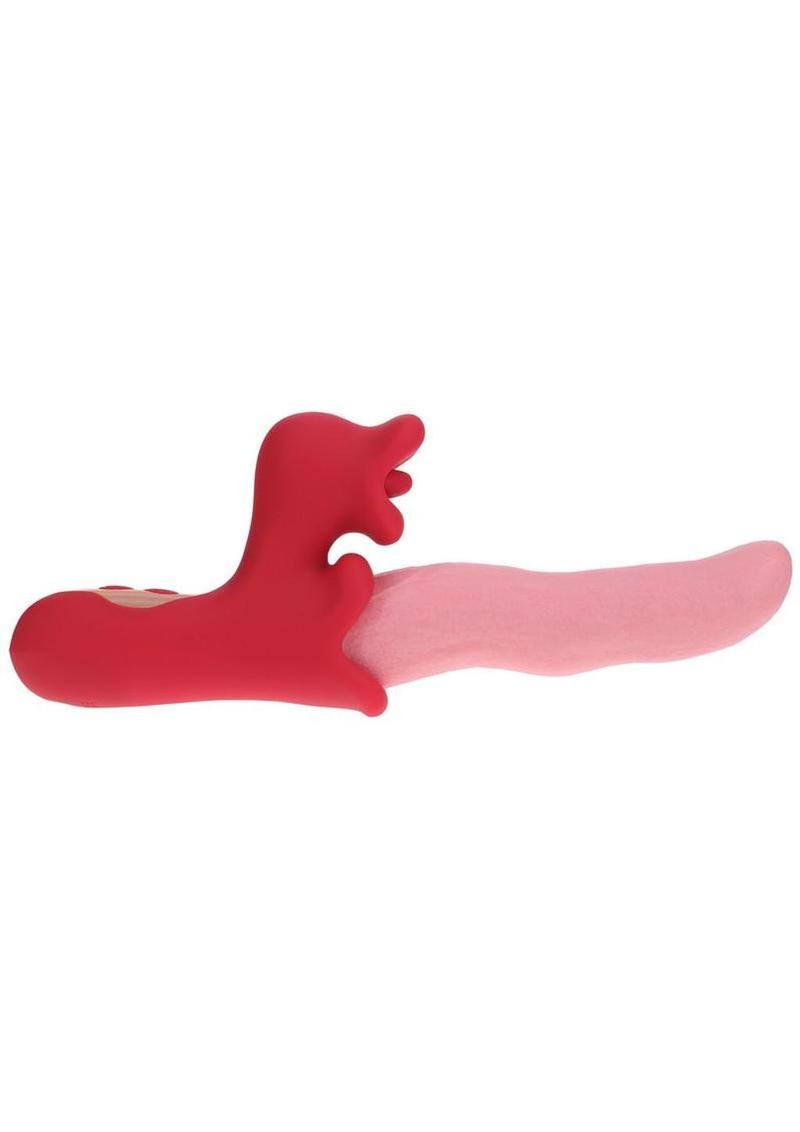 Loveline Langue Wavelike Vibrating Tongue Rechargeable Silicone Stimulator