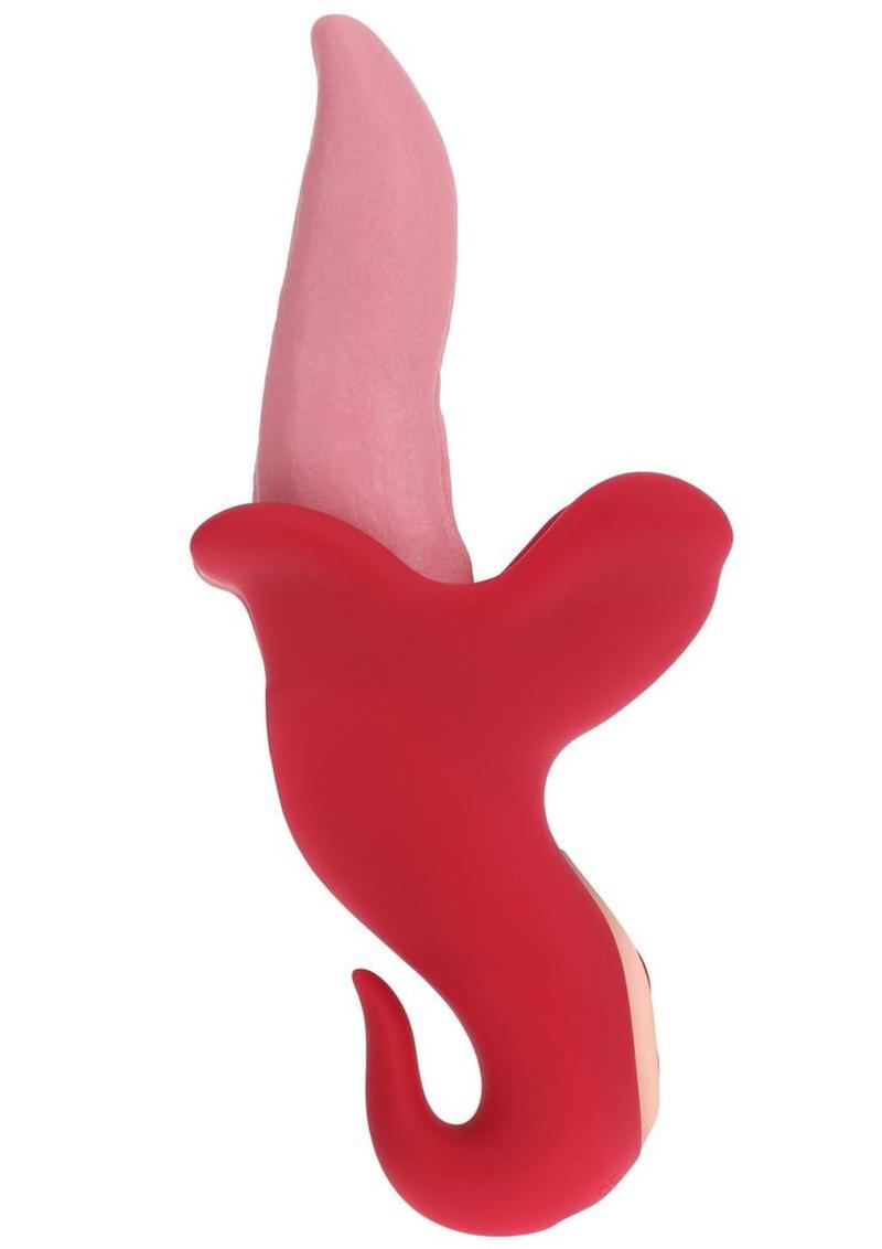 Loveline Spin Rotating Vibrating Tongue Rechargeable Silicone Stimulator