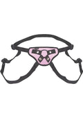 Lux Fetish Pretty In Pink Strap-On Harness Adjustable - Pink