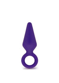 Luxe Candy Rimmer Silicone Butt Plug - Purple - Small