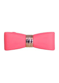 M'lady Pinpoint Silicone Rechargeable Bow Tie Wand - Coral/Orange