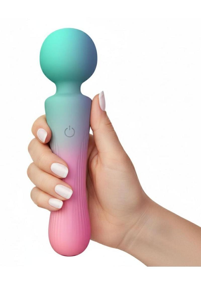 M'lady Silicone Rechargeable Pleasure Wand - Gradient