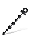 Master Series Balls Deep Vibrating Silicone Anal Beads - Black