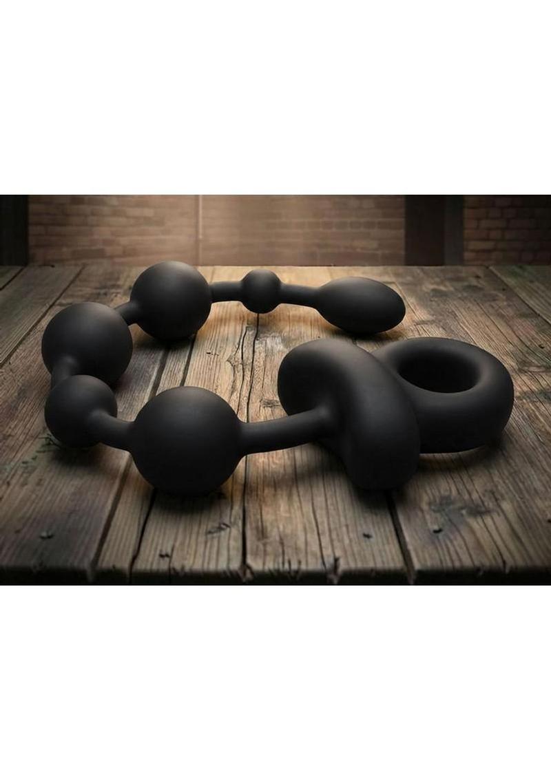 Master Series Balls Deep Vibrating Silicone Anal Beads