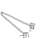 Master Series Pressure Vice Metal Nipple Clamps - Silver