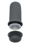 Milk Master Grip-N-Stroke Pussy Rechargeable Silicone Masturbator - Black