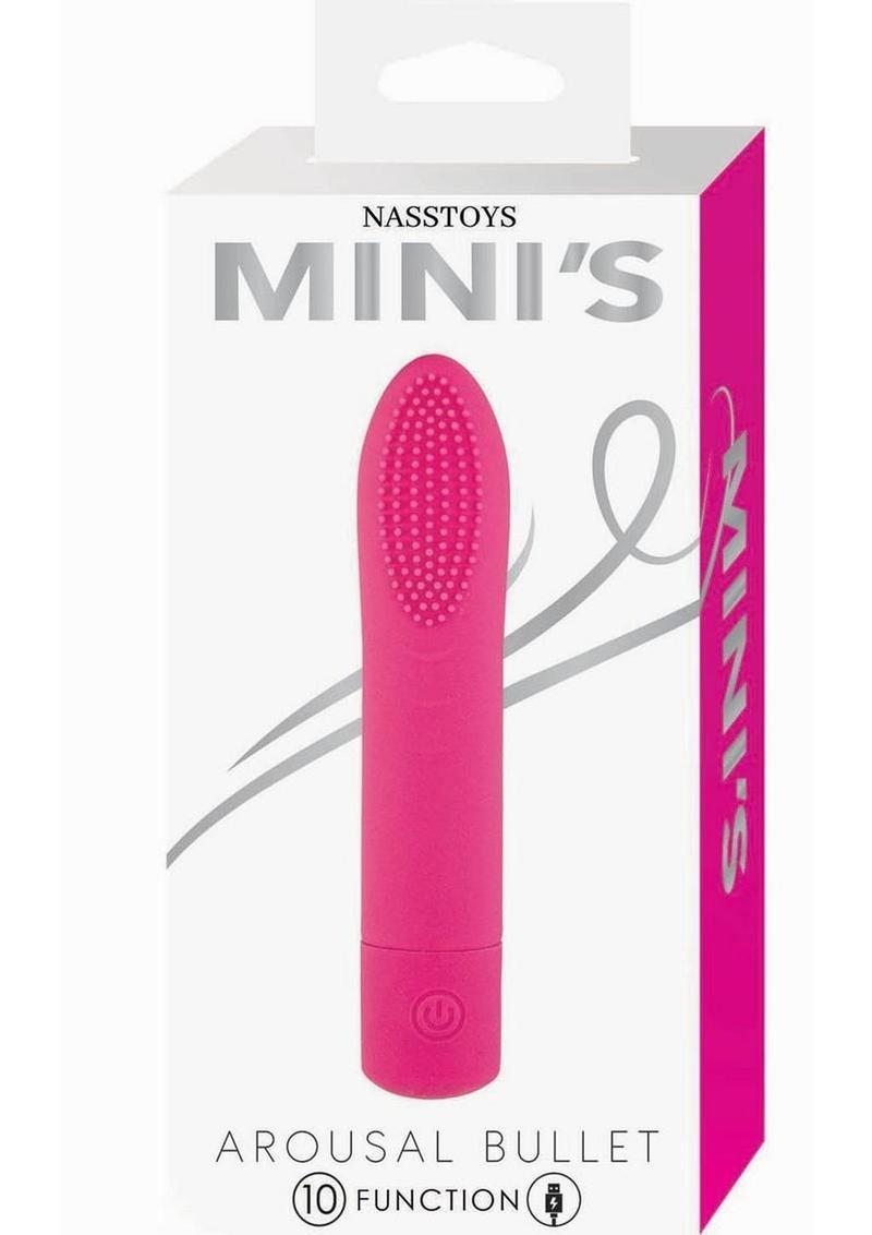 Mini's Arousal Rechargeable Bullet Vibrator - Pink