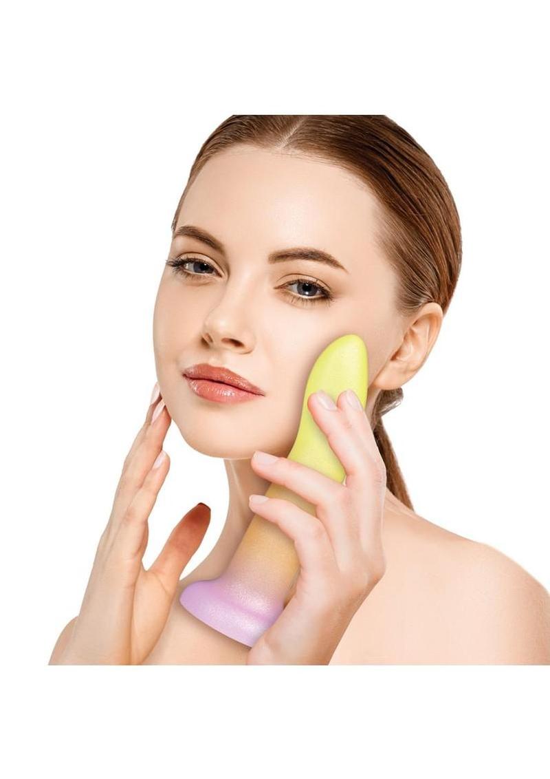 Mixers Tequila Sunrise Silicone G-Spot Dildo with Suction Cup