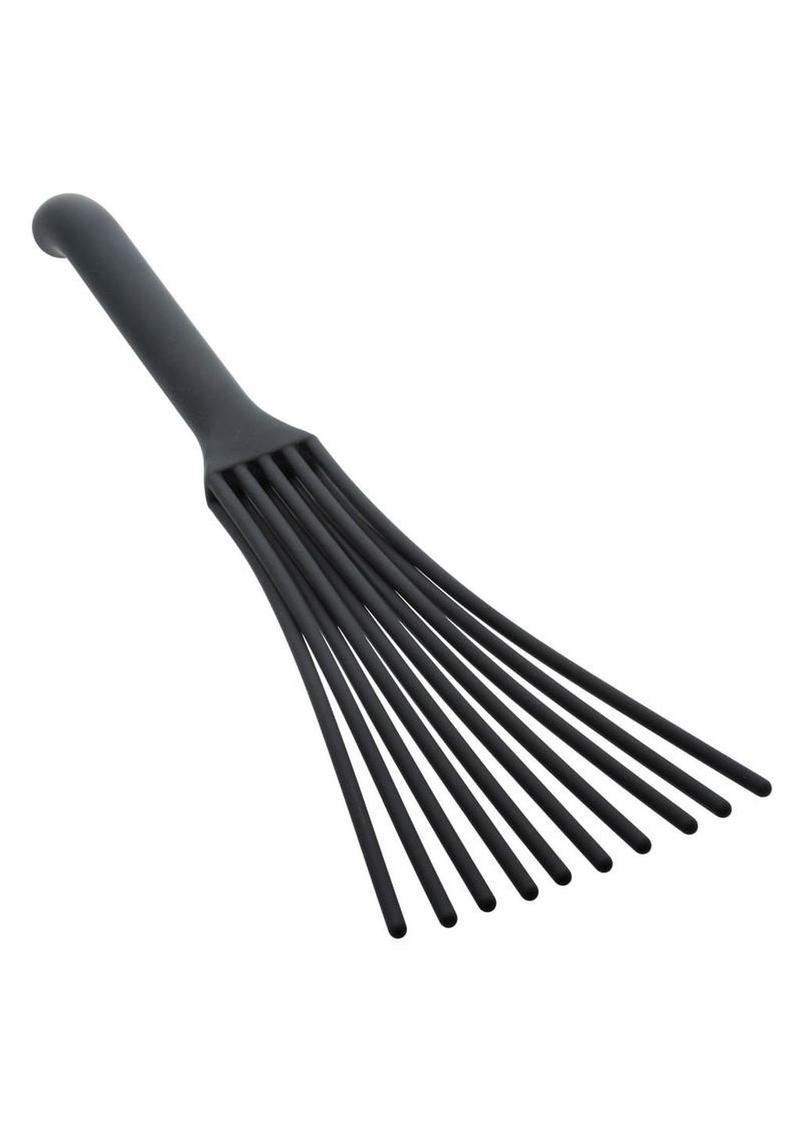 Nocturnal Collection Silicone Flogger - Black