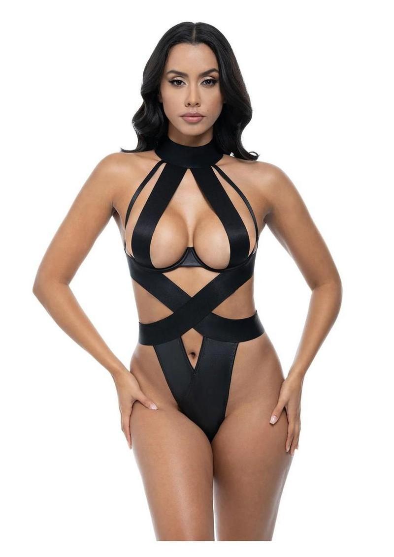 Oh LA LA Lydie Teddy - Black - Large/XLarge