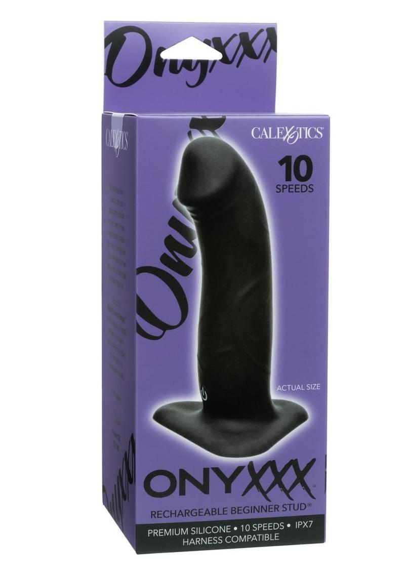 Onyxxx Rechargeable Silicone Beginner Stud - Black