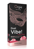 Orgie Dual Vibe Kissable Liquid Vibrator Gel - Strawberry Gin and Tonic