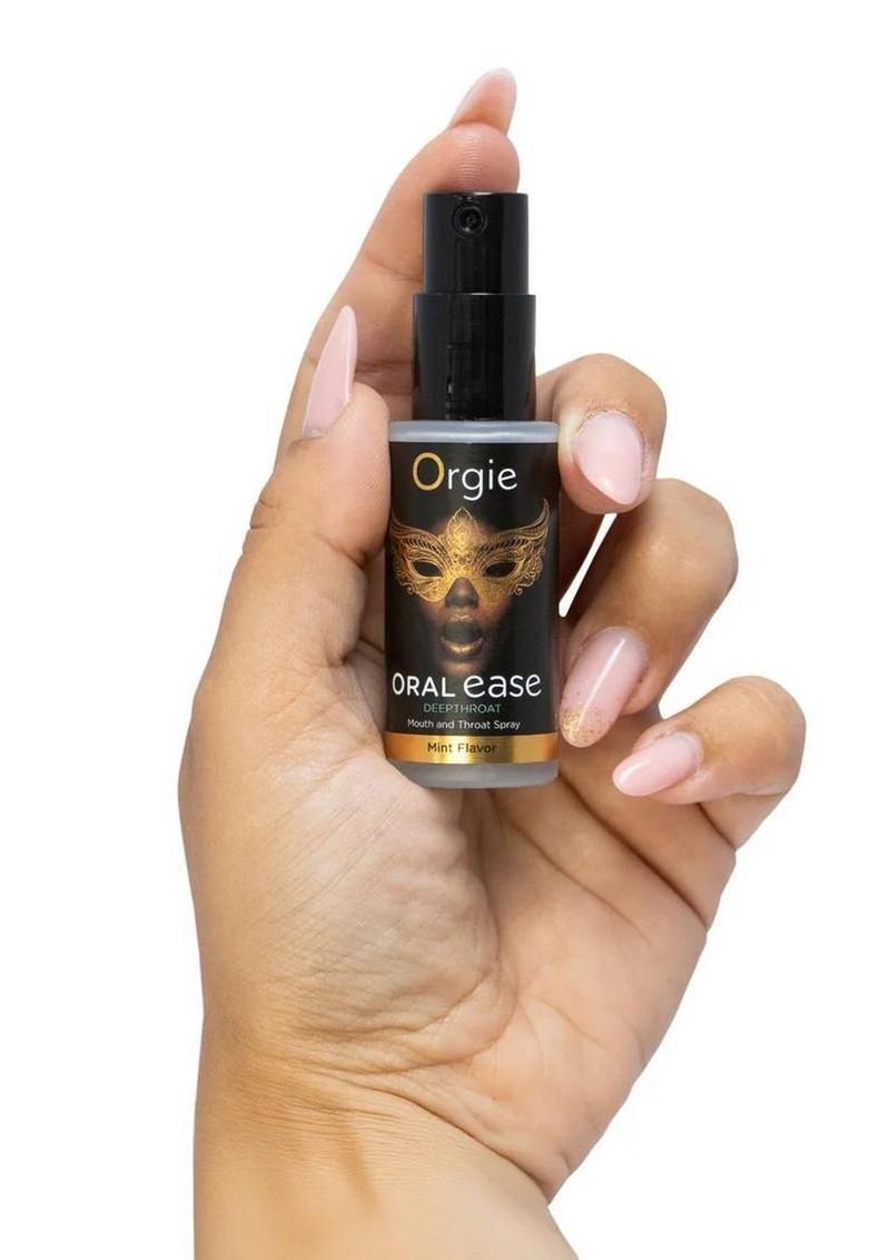 Orgie Oral Ease Deepthroat Spray - Mint 0.5floz