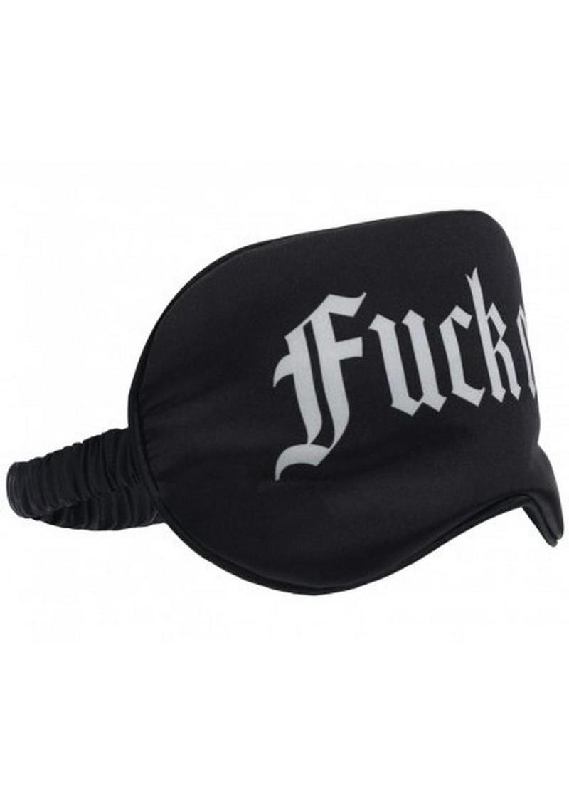 Ouch! Fuck Off Printed Satin Mask