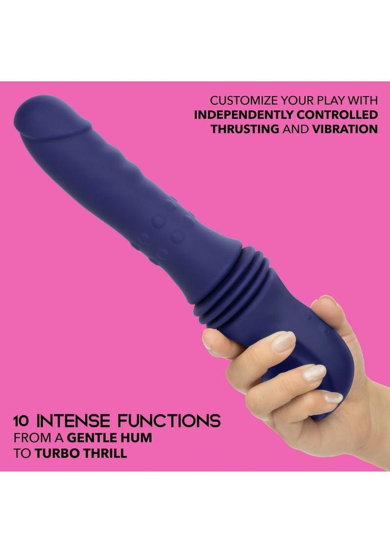 Overdrive Remote Control Rechargeable Silicone Rotating Thrusting Sex Machine