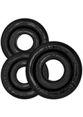 Oxballs Rimrings Multi Size Cockrings - Black - 3 Pack
